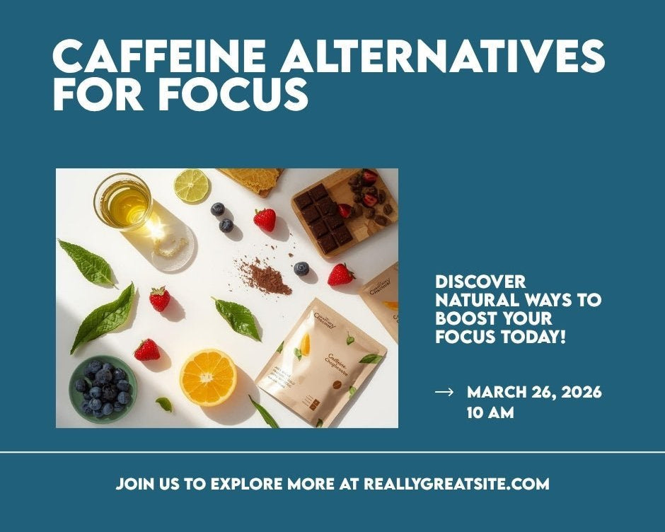 Caffeine Alternatives for Focus and Energy That Actually Work - Cream.energy