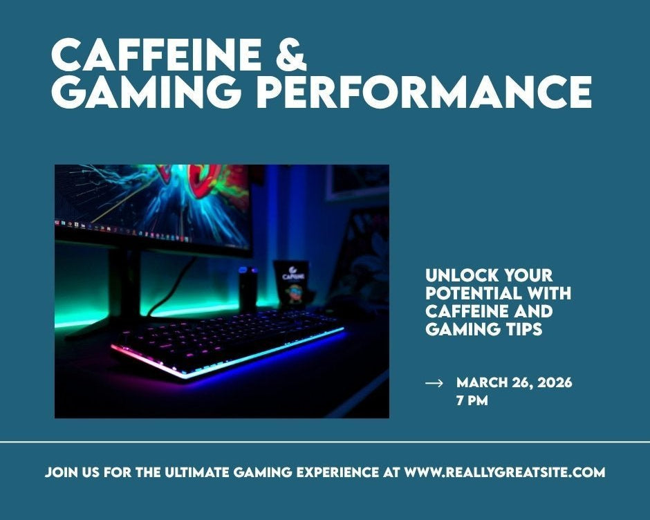 Caffeine and Gaming Performance: What the Research Says About Dose, Reaction Time, and Focus - Cream.energy