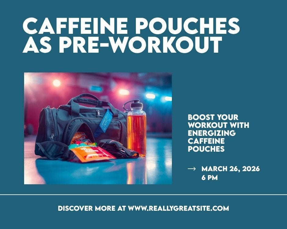 Caffeine Pouches as Pre-Workout: How They Compare and When They Make Sense - Cream.energy