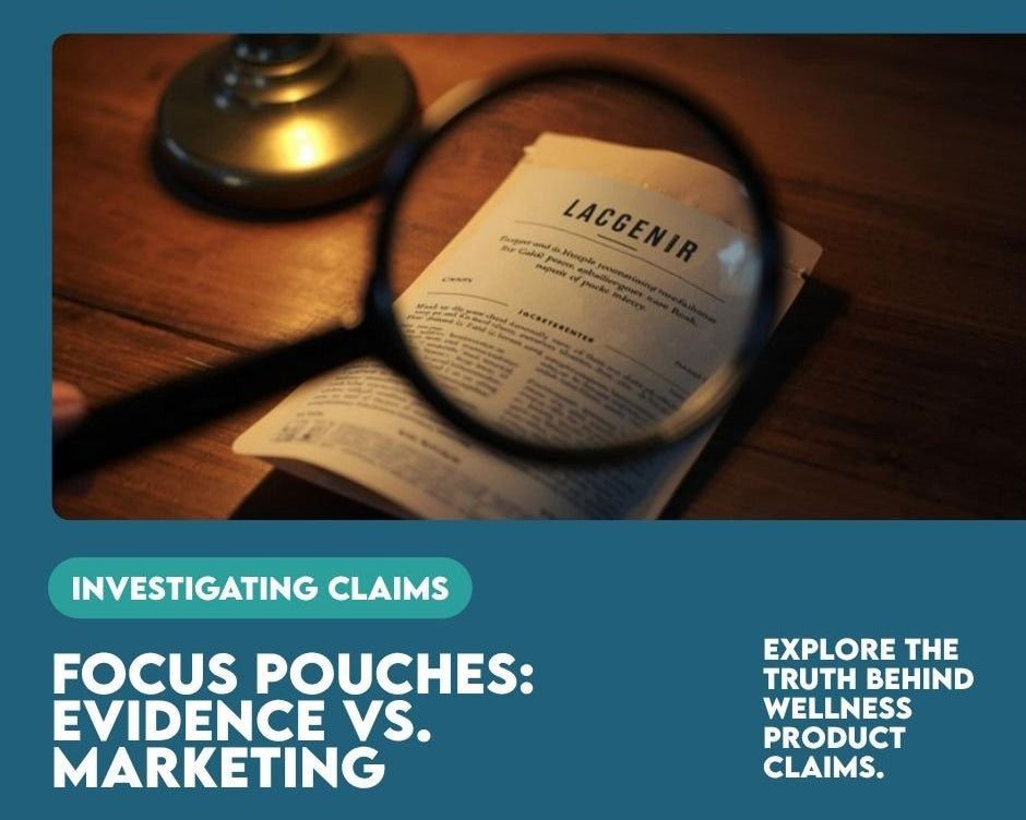 Focus Pouches: How to Tell Evidence From Marketing in the Nootropic Pouch Category - Cream.energy