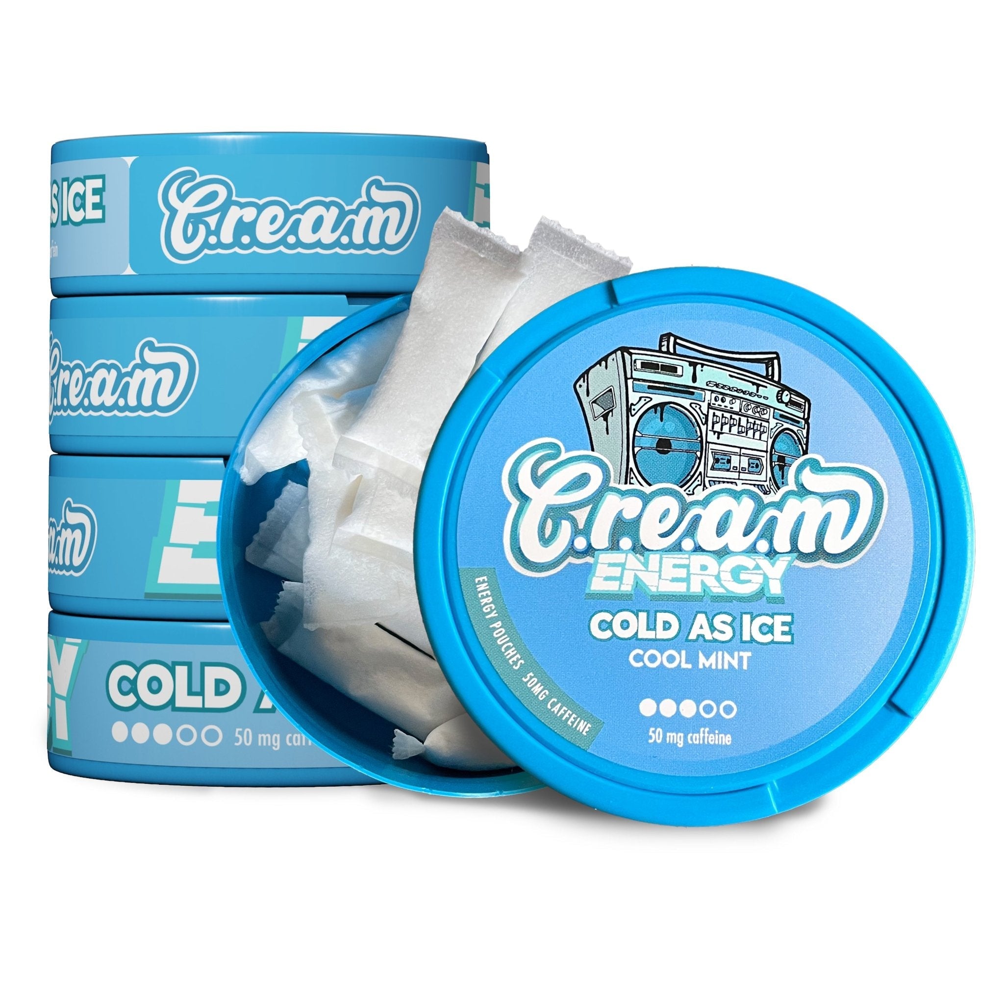 Cold As Ice - Energy Pouches 5 - Pack - Cream.energy
