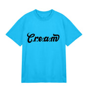 C.r.e.a.m Black Logo Mens Boxy Tee - Cream.energy