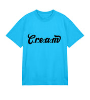 C.r.e.a.m Black Logo Mens Boxy Tee - Cream.energy