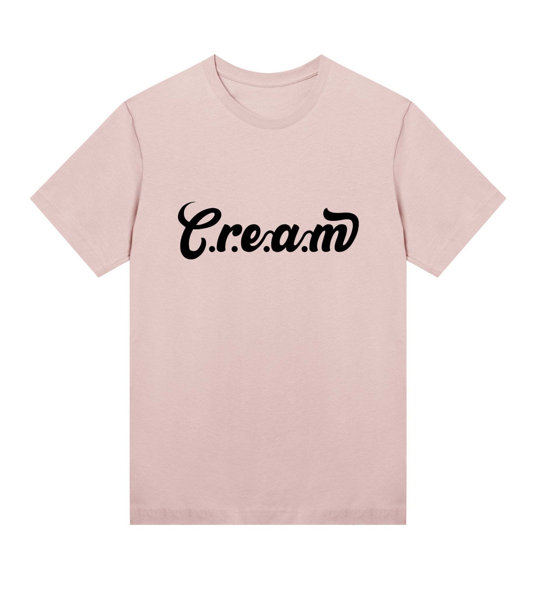 C.r.e.a.m Black Logo Womens Regular Tee - Cream.energy