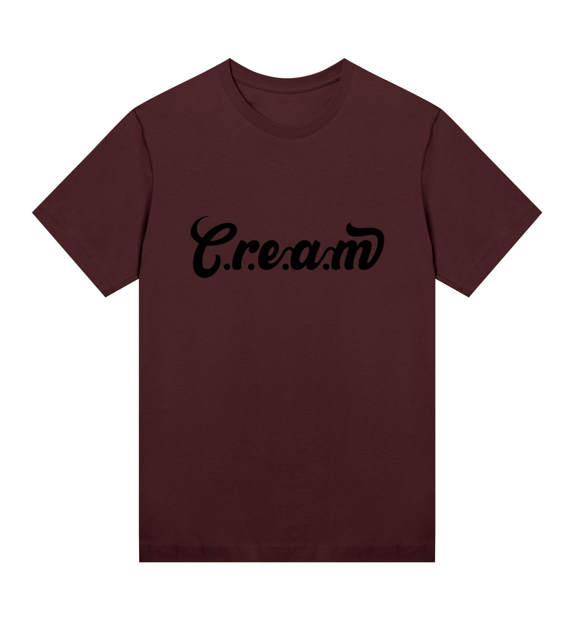 C.r.e.a.m Black Logo Womens Regular Tee - Cream.energy