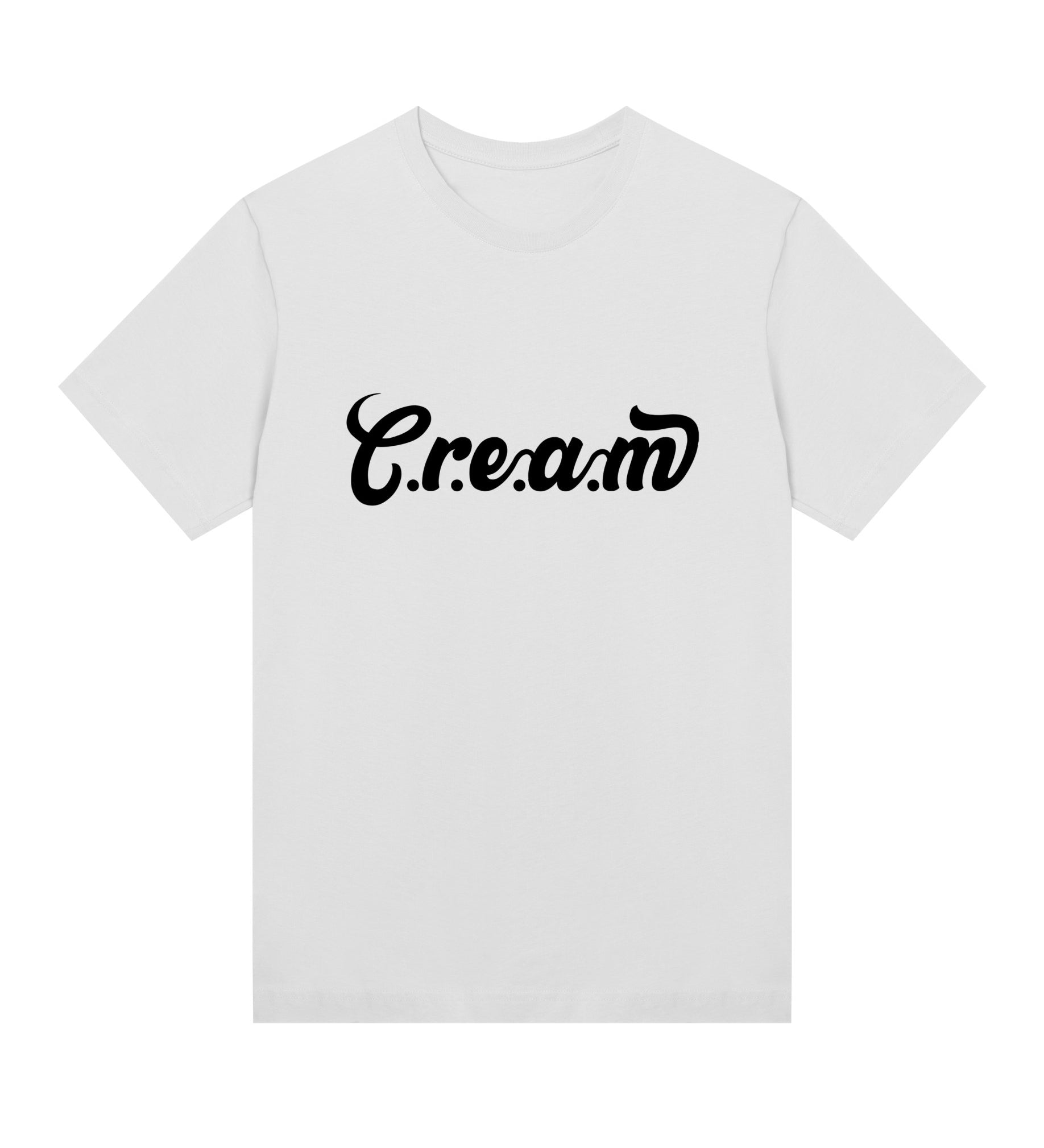 C.r.e.a.m Black Logo Womens Regular Tee - Cream.energy