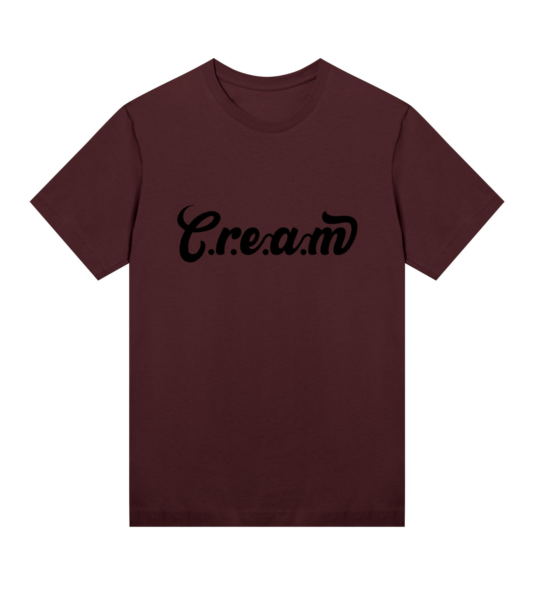 C.r.e.a.m Black Logo Womens Regular Tee - Cream.energy