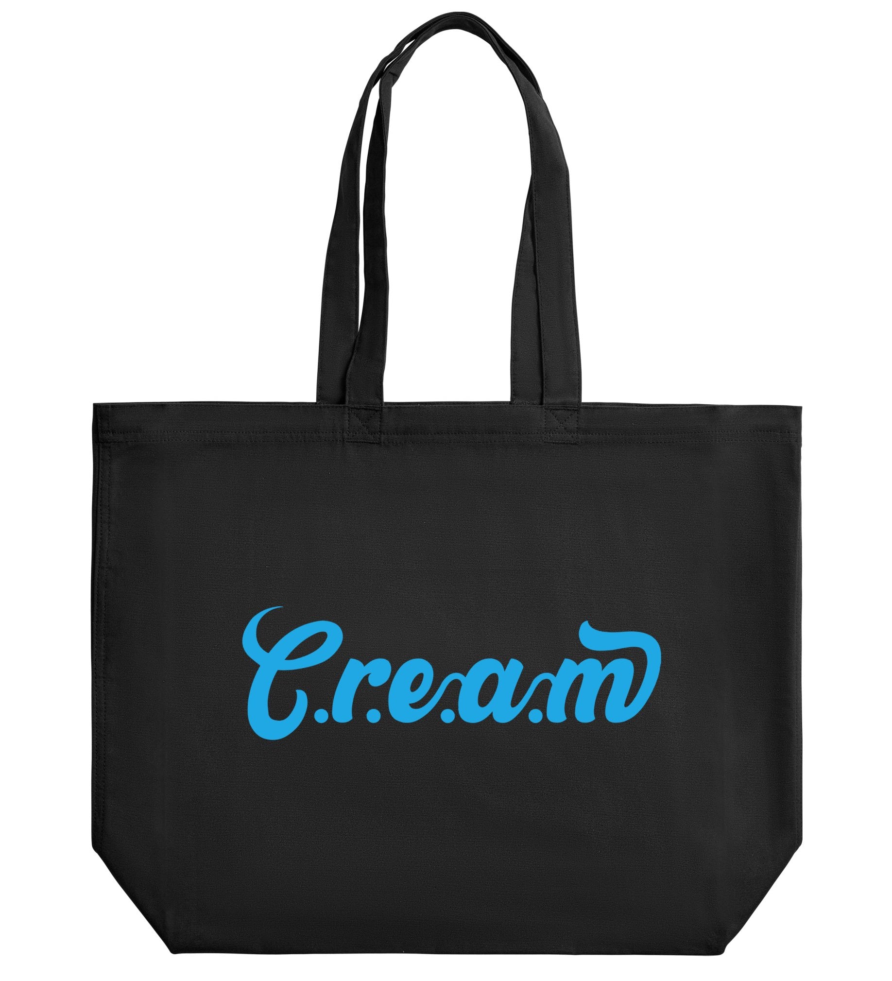 C.r.e.a.m Blue Logo Large Tote - Cream.energy