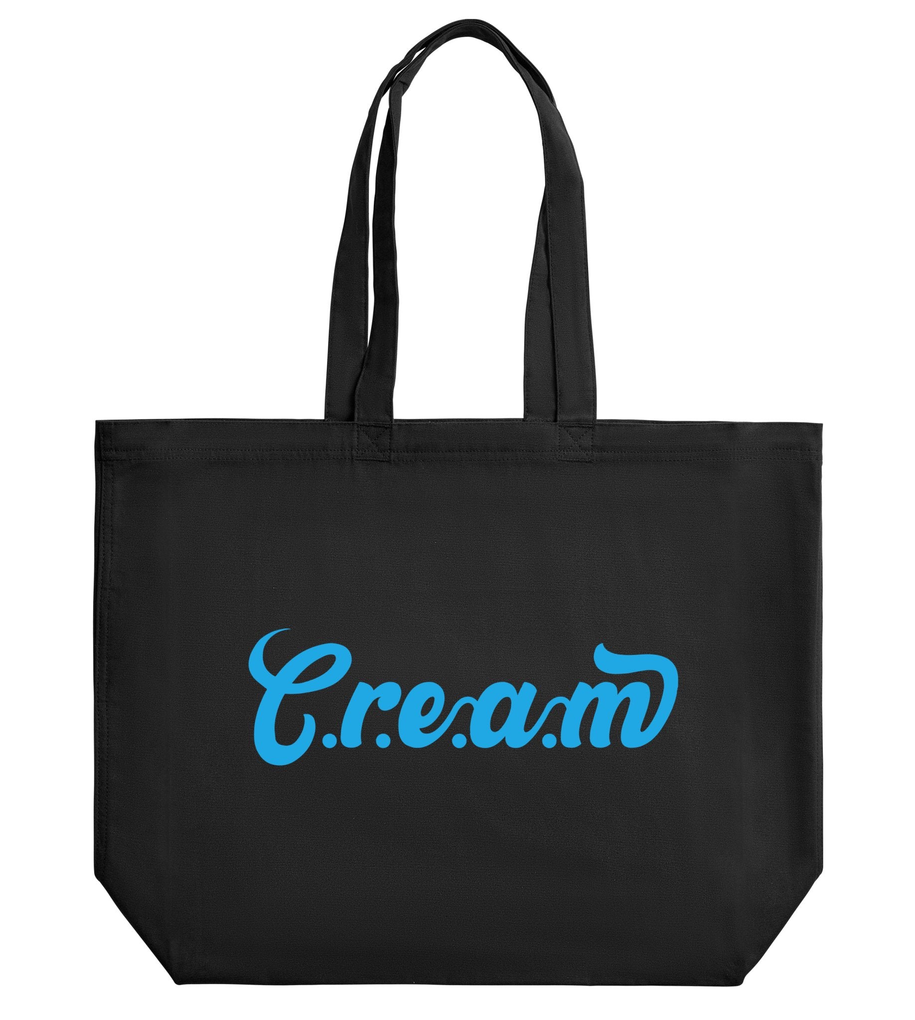 C.r.e.a.m Blue Logo Large Tote - Cream.energy