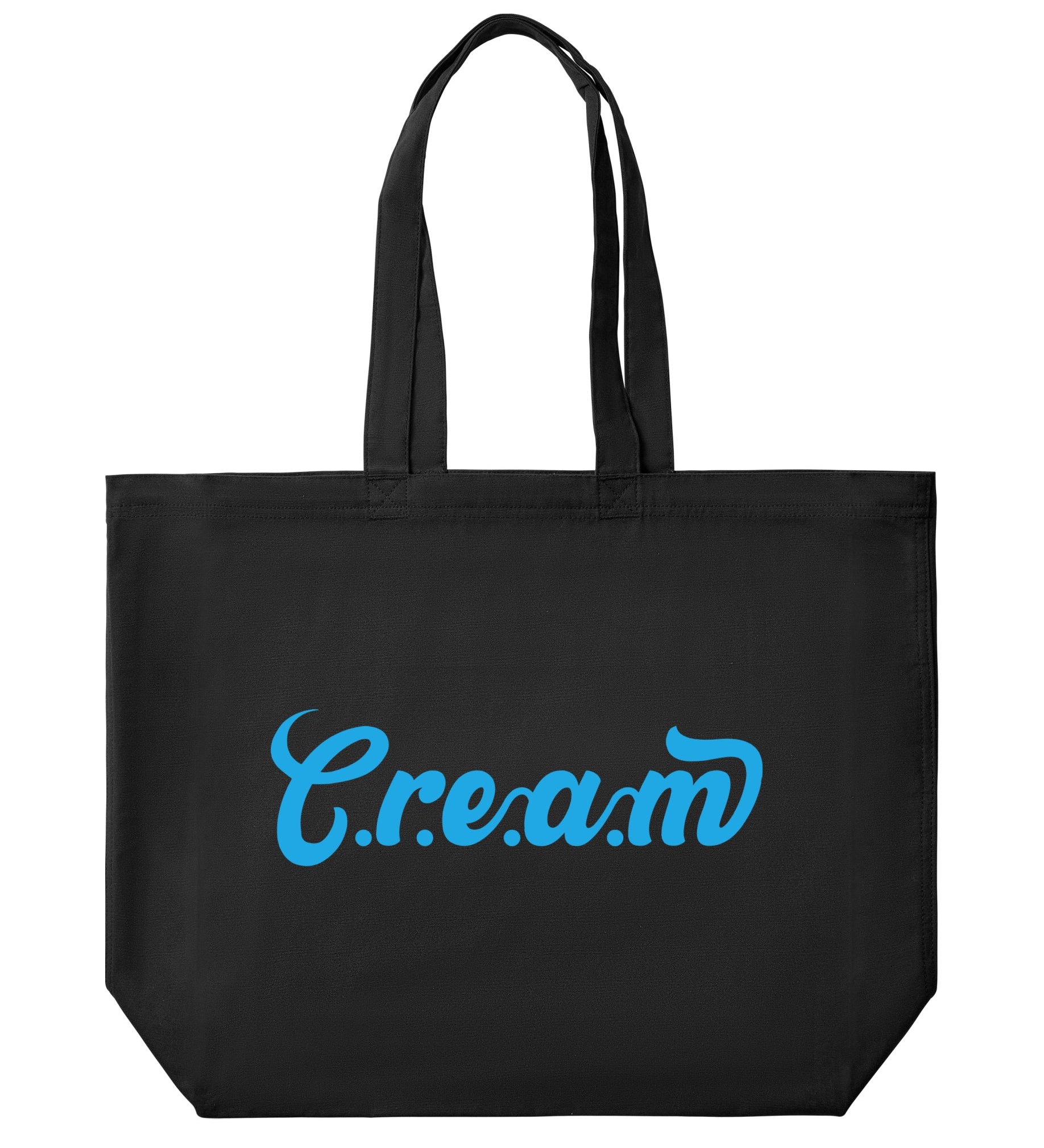 C.r.e.a.m Blue Logo Large Tote - Cream.energy