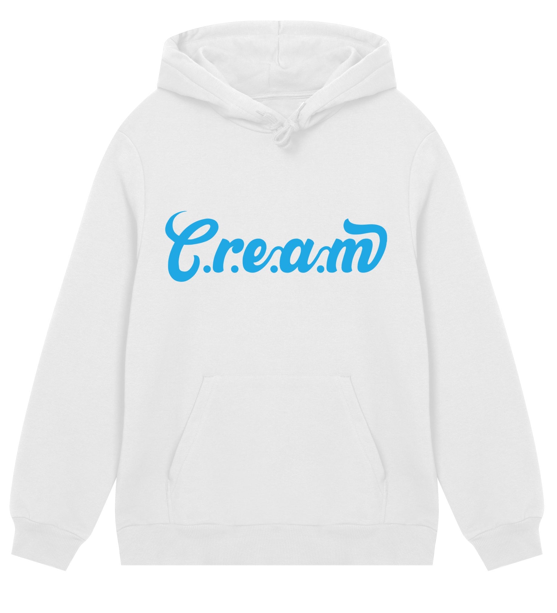 C.r.e.a.m Blue Logo Mens Regular Hoodie - Cream.energy