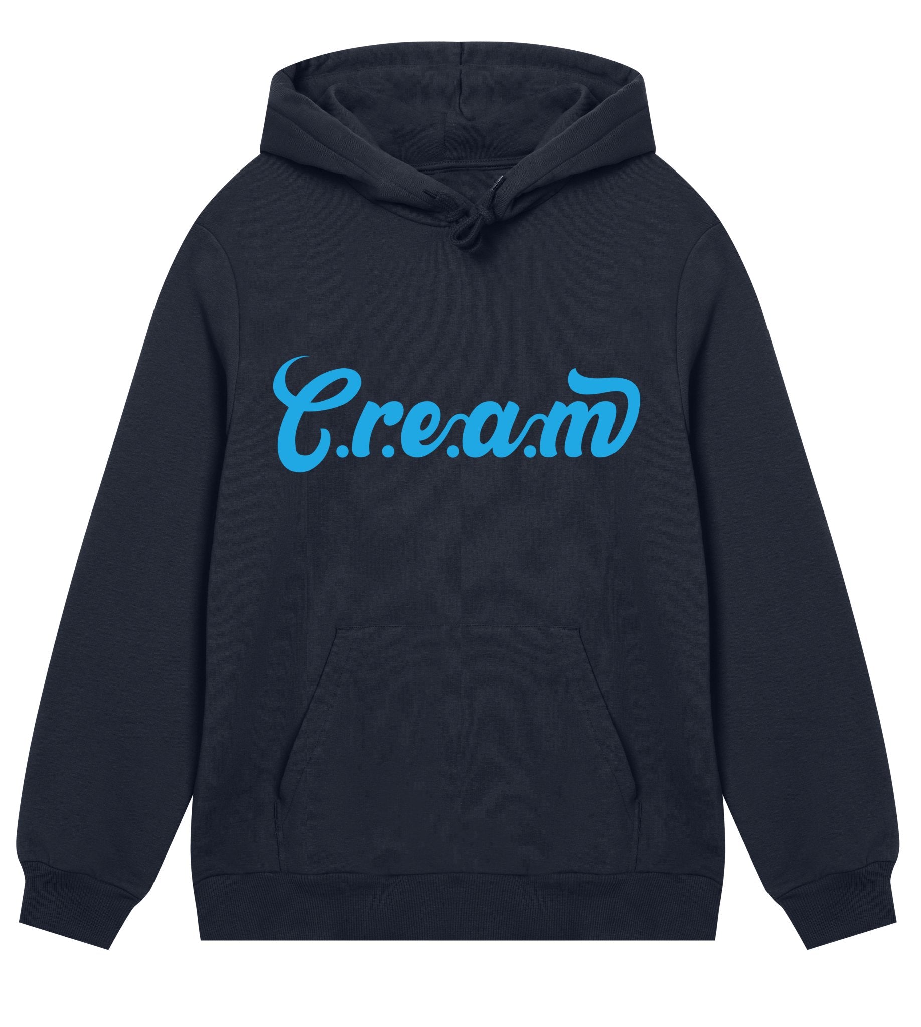 C.r.e.a.m Blue Logo Mens Regular Hoodie - Cream.energy