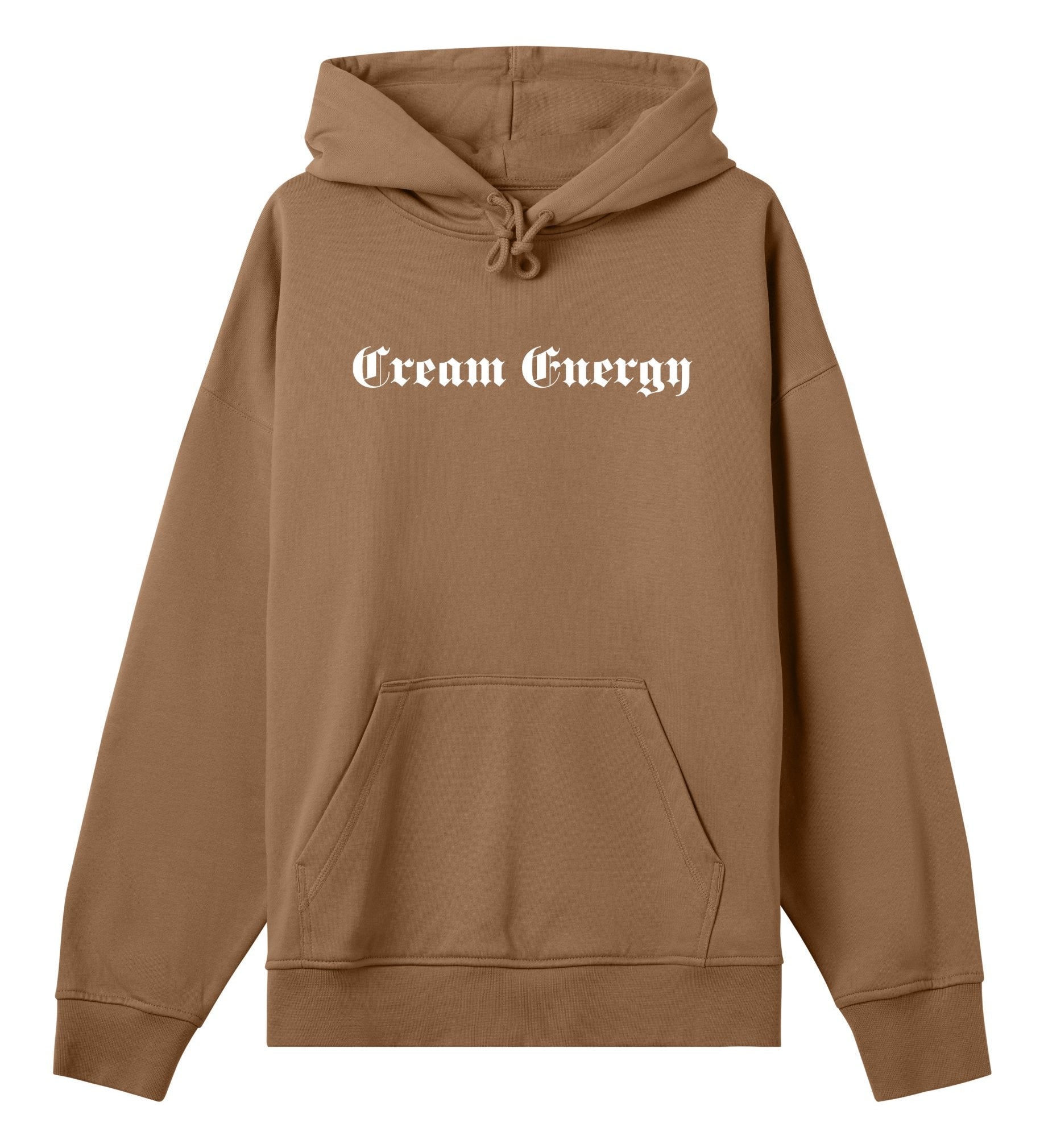 Cream Energy Mens Boxy Hoodie - Cream.energy