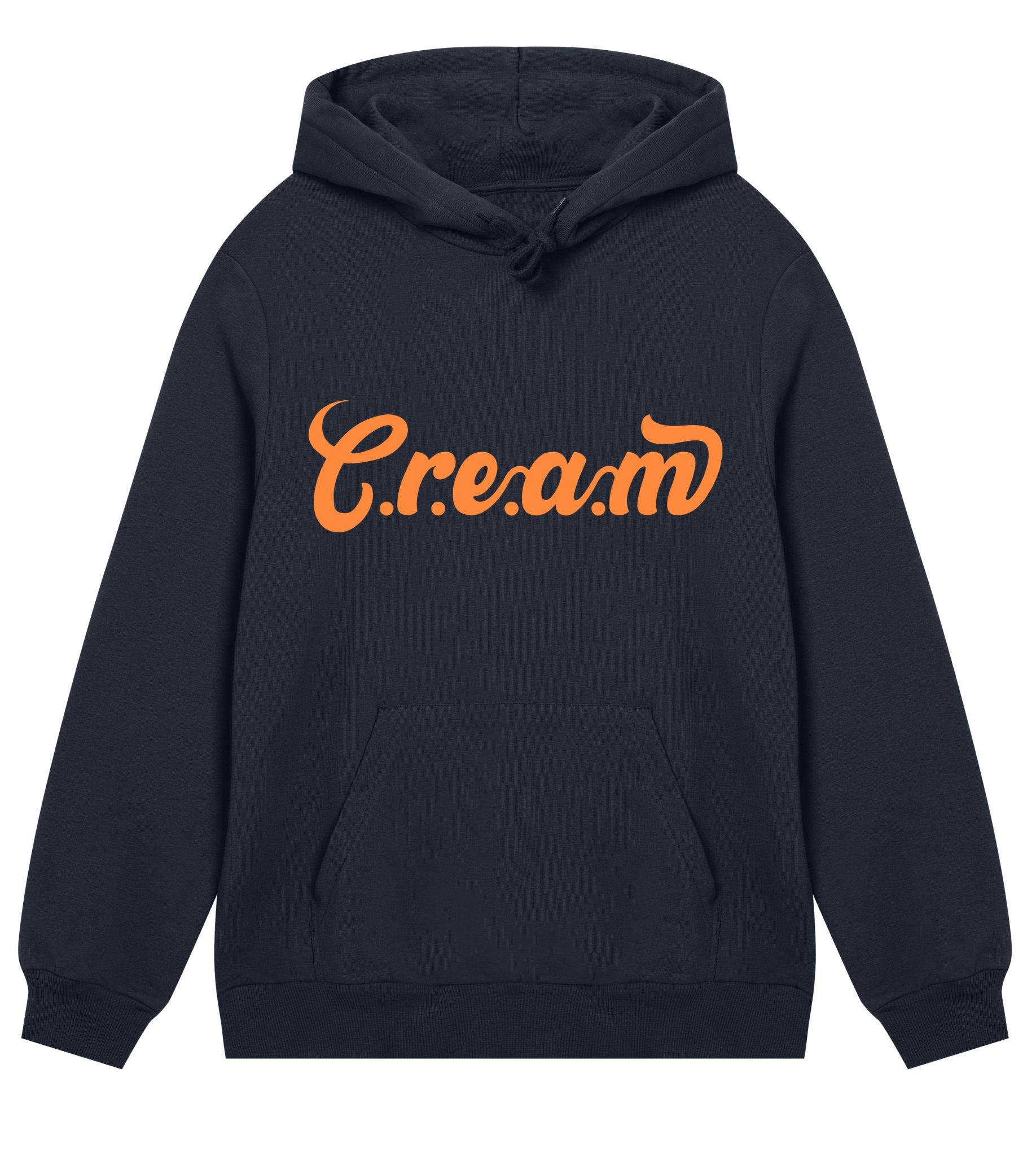 C.r.e.a.m Orange Logo Mens Regular Hoodie - Cream.energy