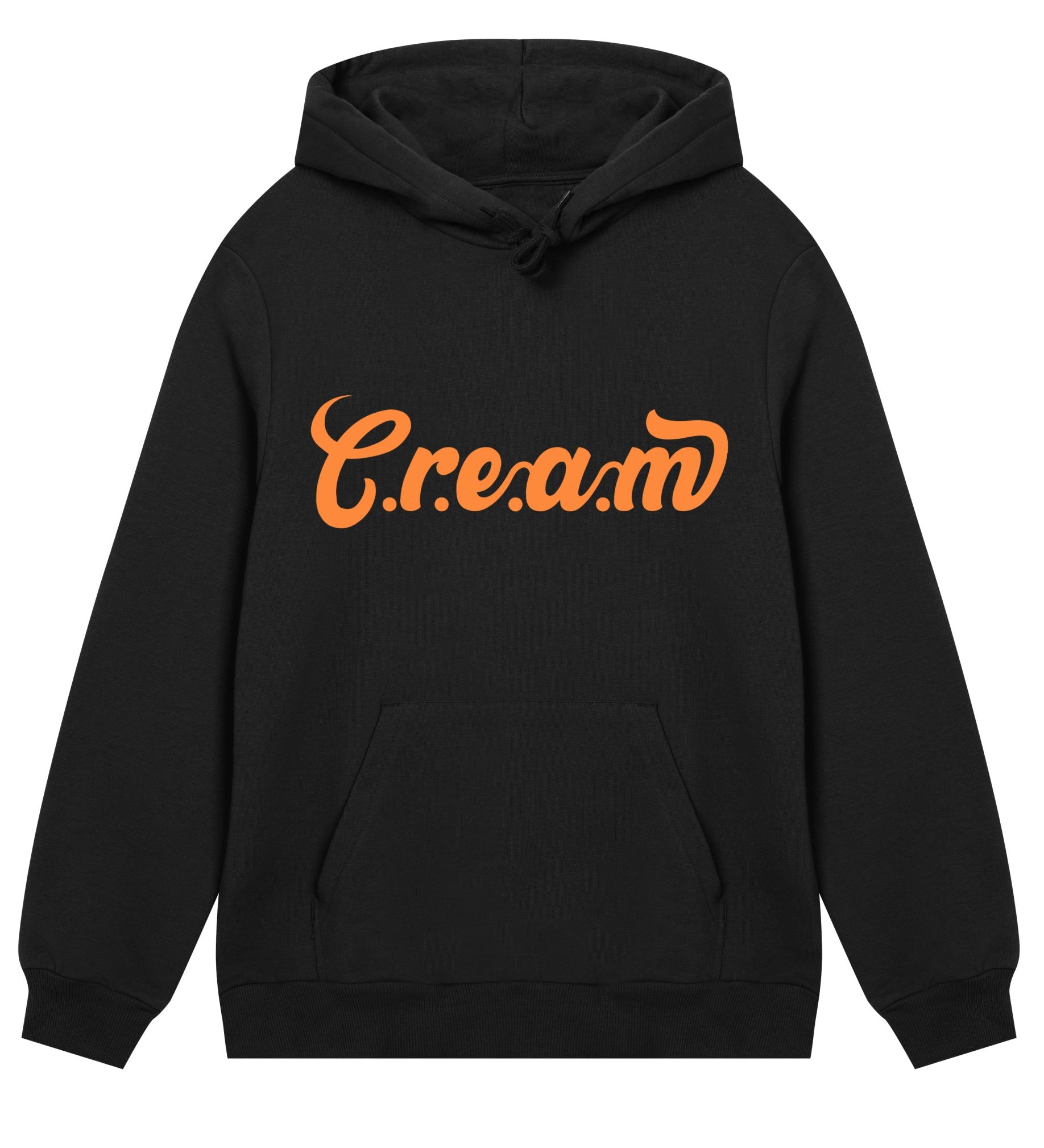 C.r.e.a.m Orange Logo Mens Regular Hoodie - Cream.energy