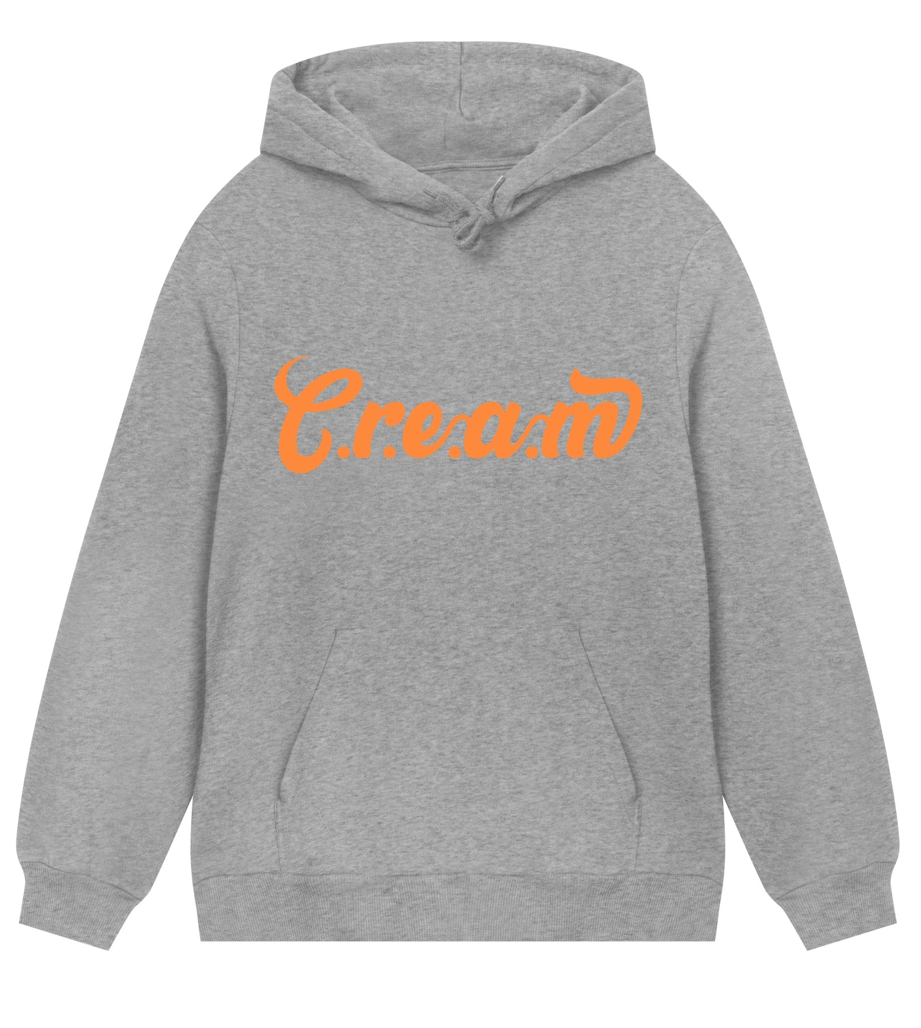 C.r.e.a.m Orange Logo Mens Regular Hoodie - Cream.energy