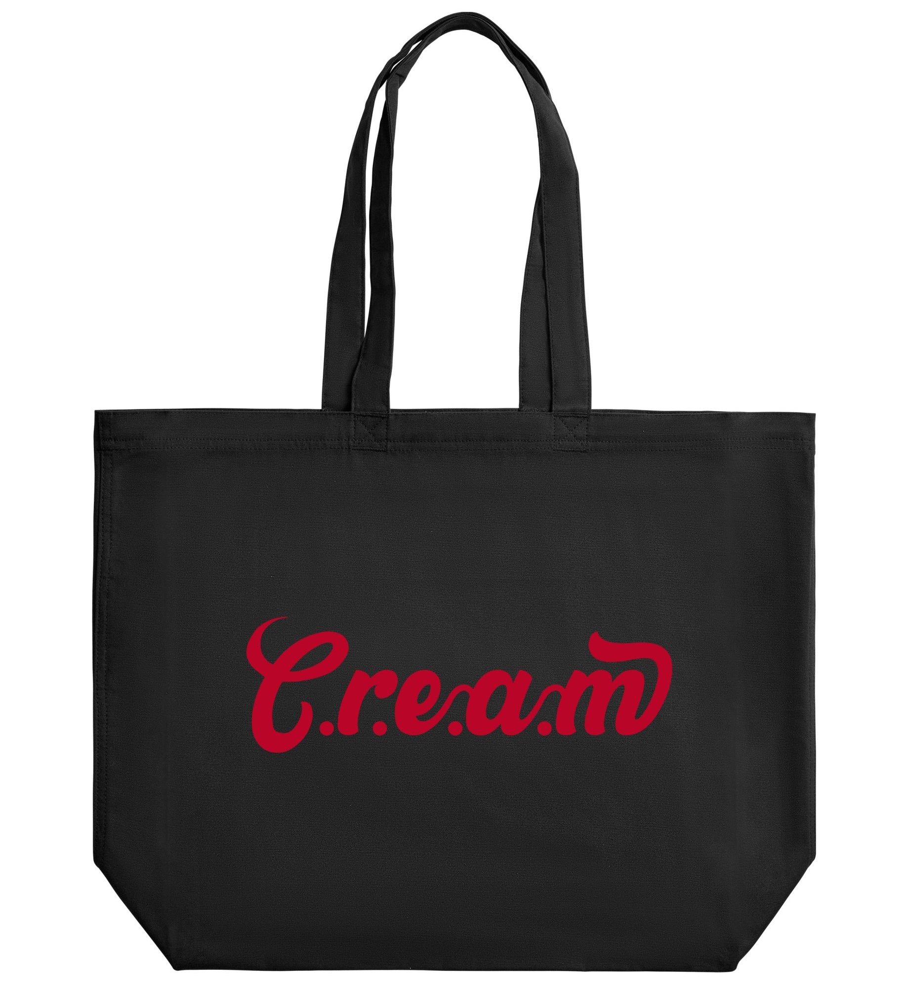 C.r.e.a.m Red Logo Large Tote - Cream.energy