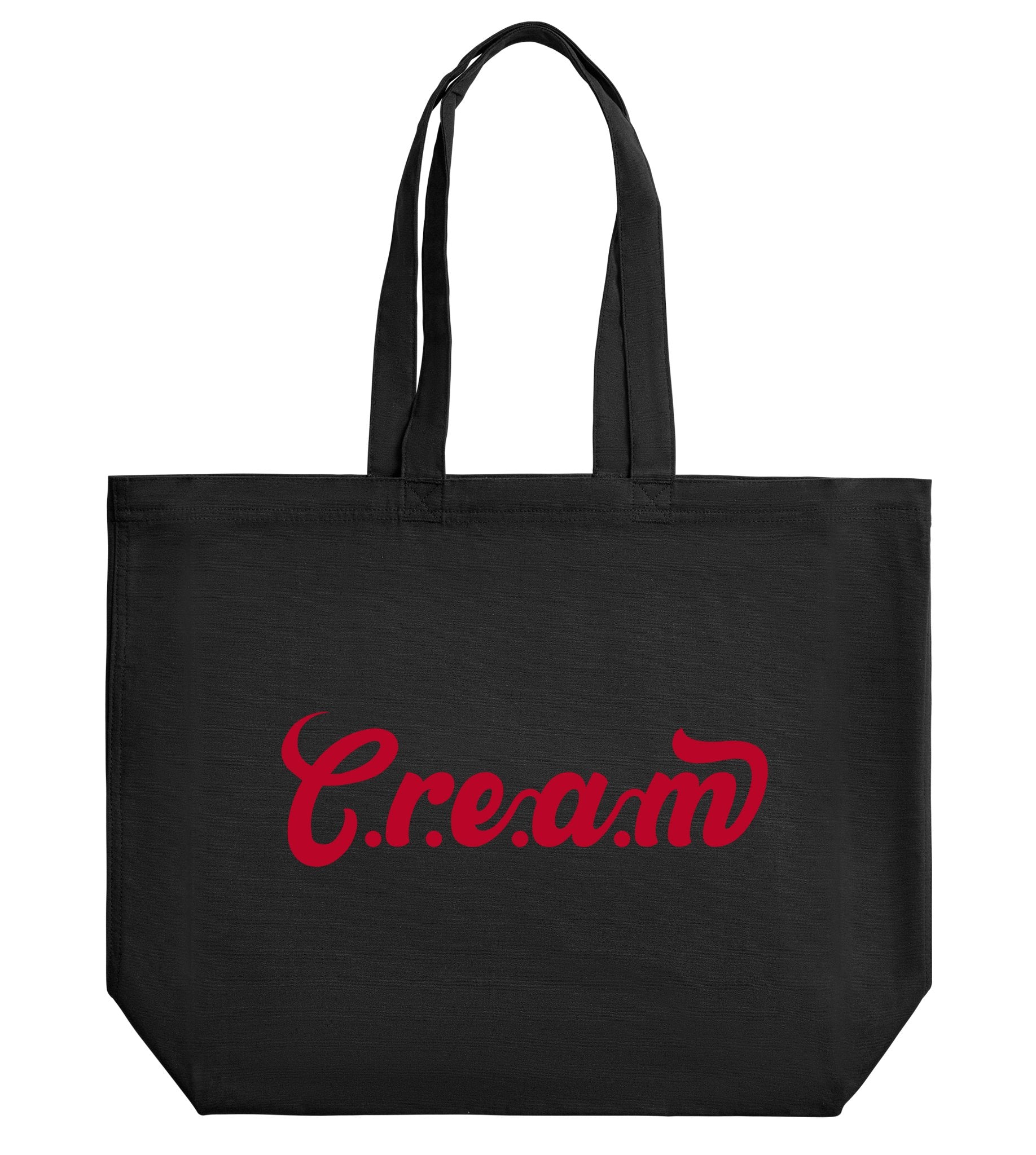 C.r.e.a.m Red Logo Large Tote - Cream.energy