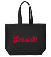 C.r.e.a.m Red Logo Large Tote - Cream.energy