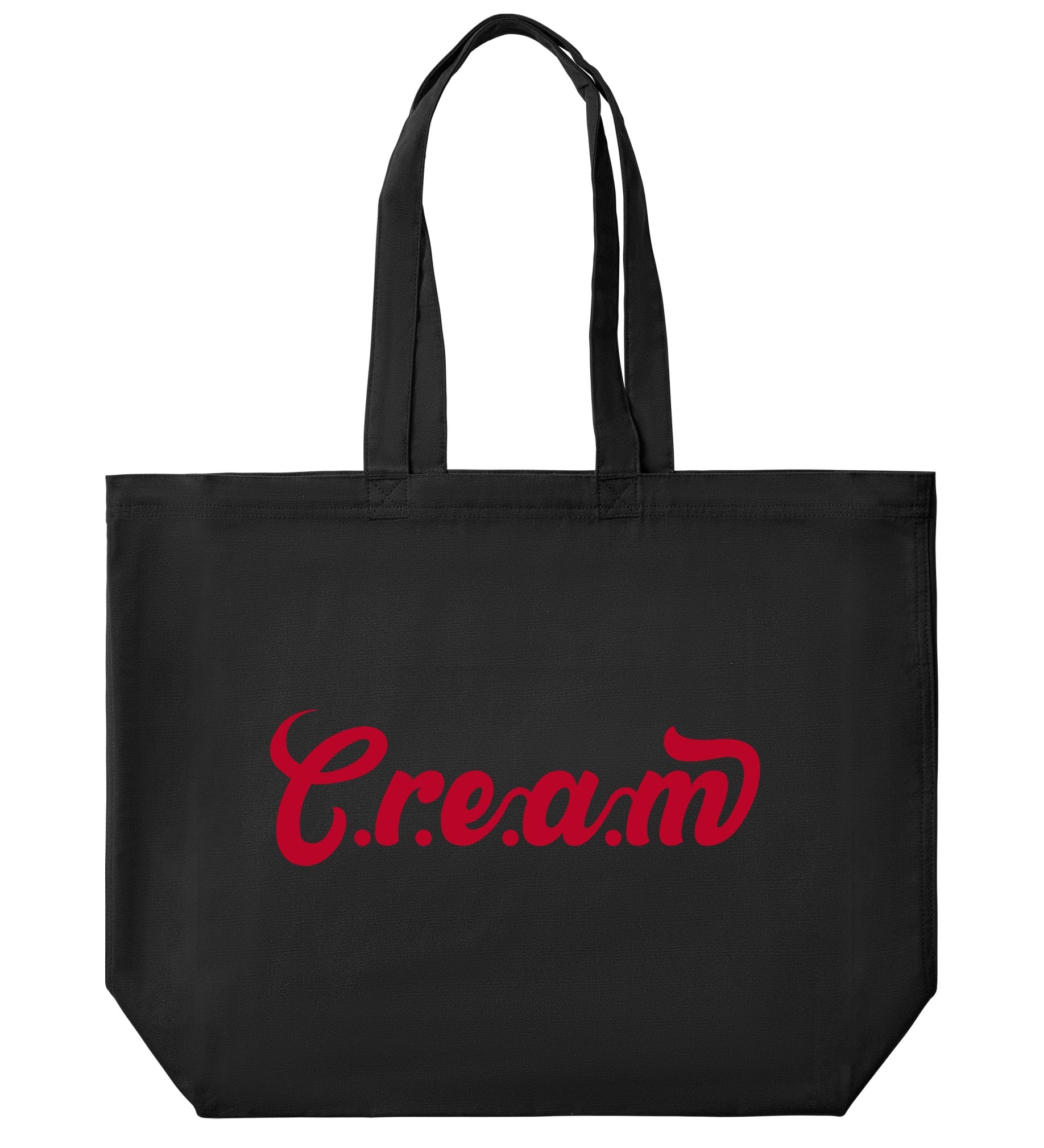 C.r.e.a.m Red Logo Large Tote - Cream.energy