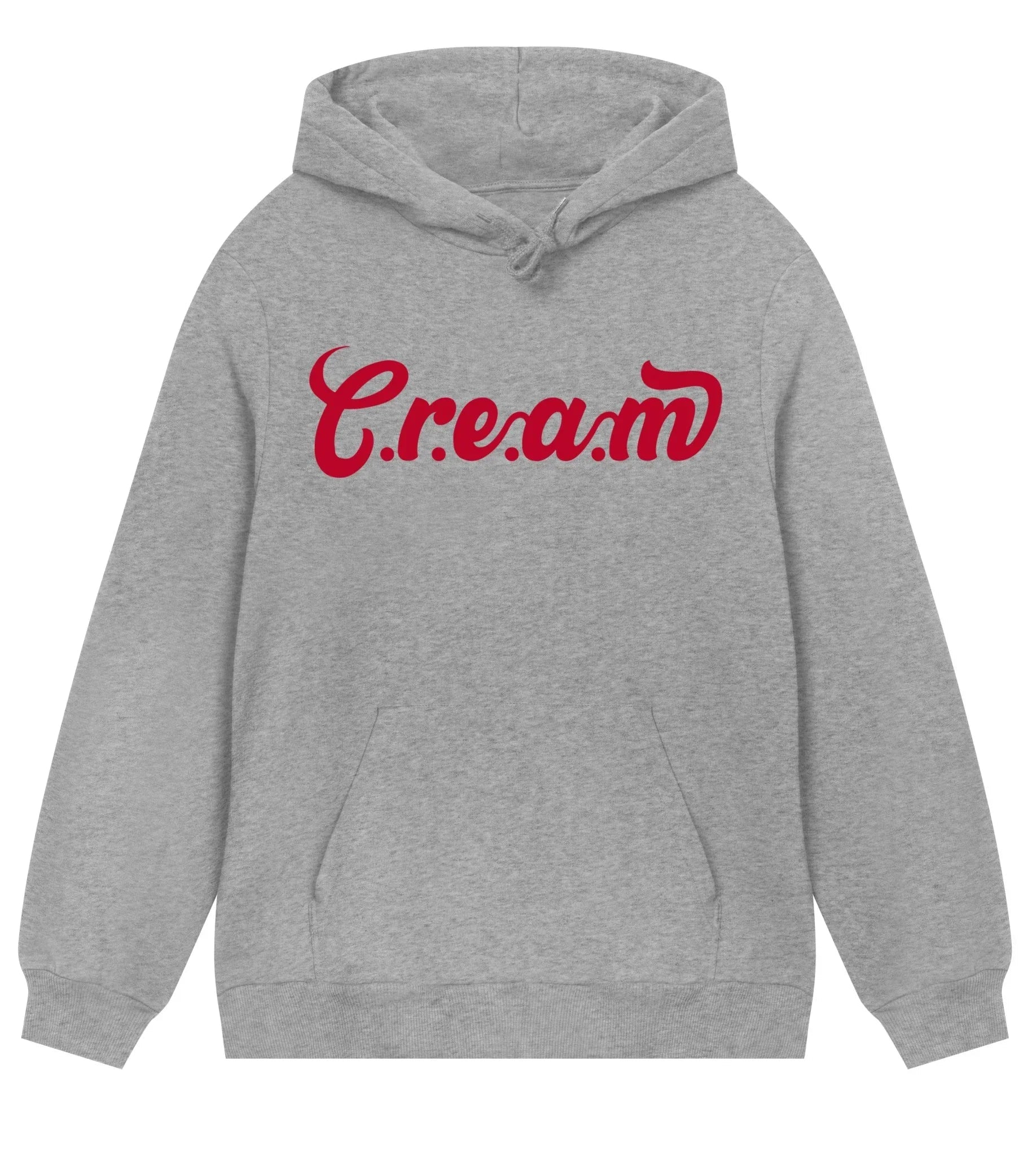 C.r.e.a.m Red Logo Mens Regular Hoodie - Cream.energy