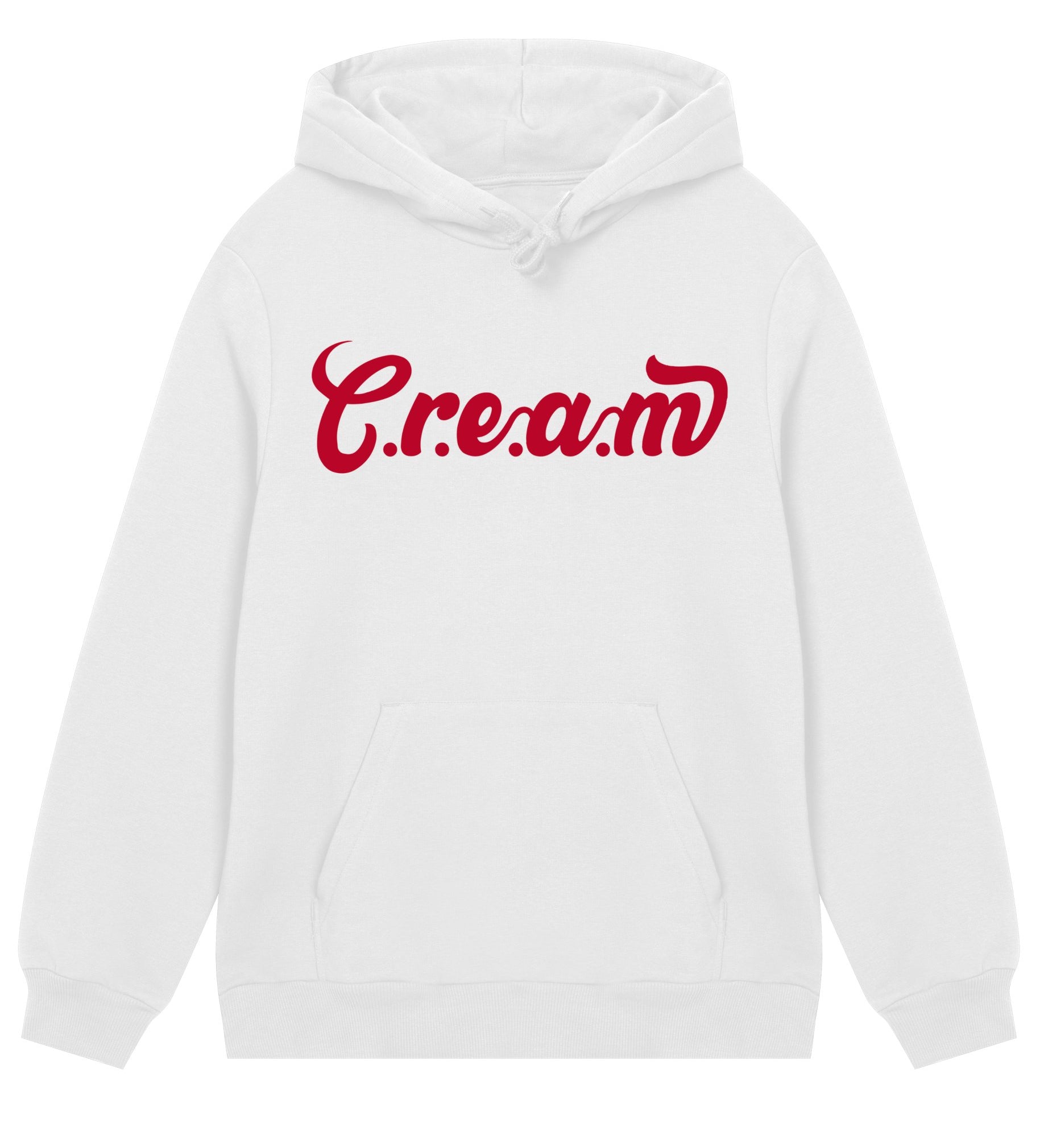 C.r.e.a.m Red Logo Mens Regular Hoodie - Cream.energy