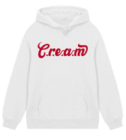 C.r.e.a.m Red Logo Mens Regular Hoodie - Cream.energy