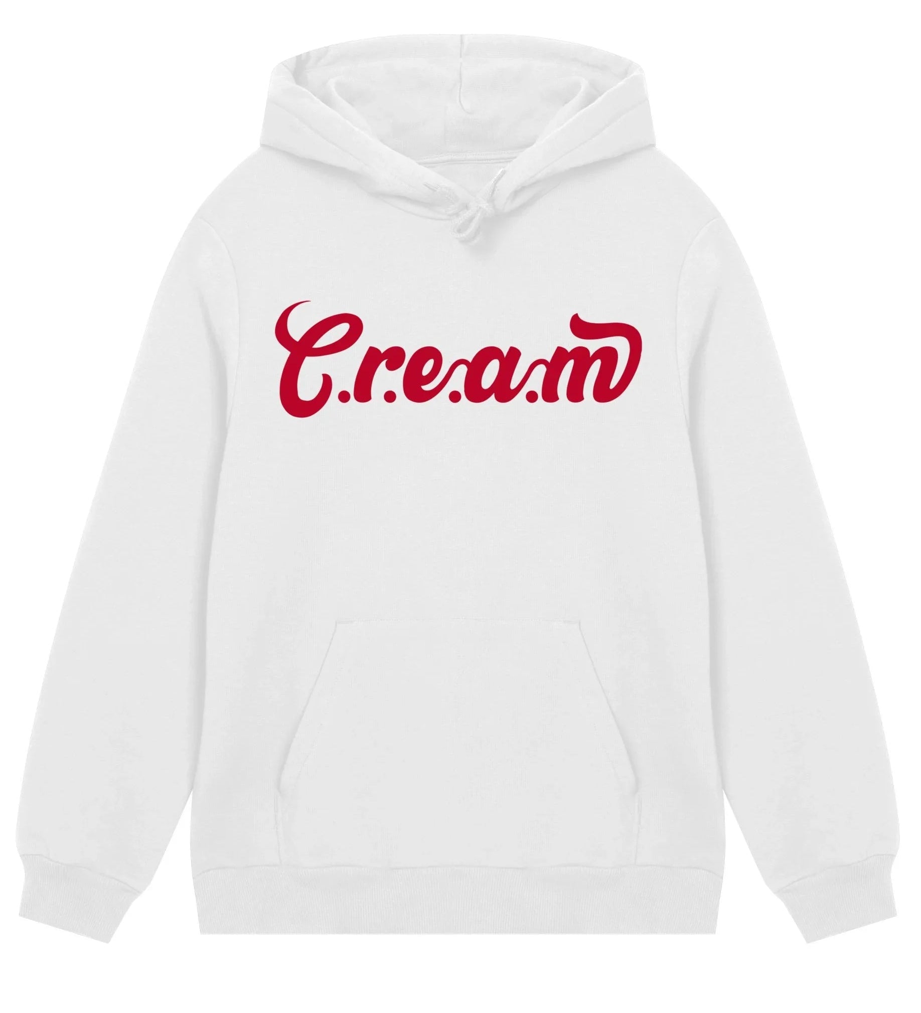 C.r.e.a.m Red Logo Mens Regular Hoodie - Cream.energy