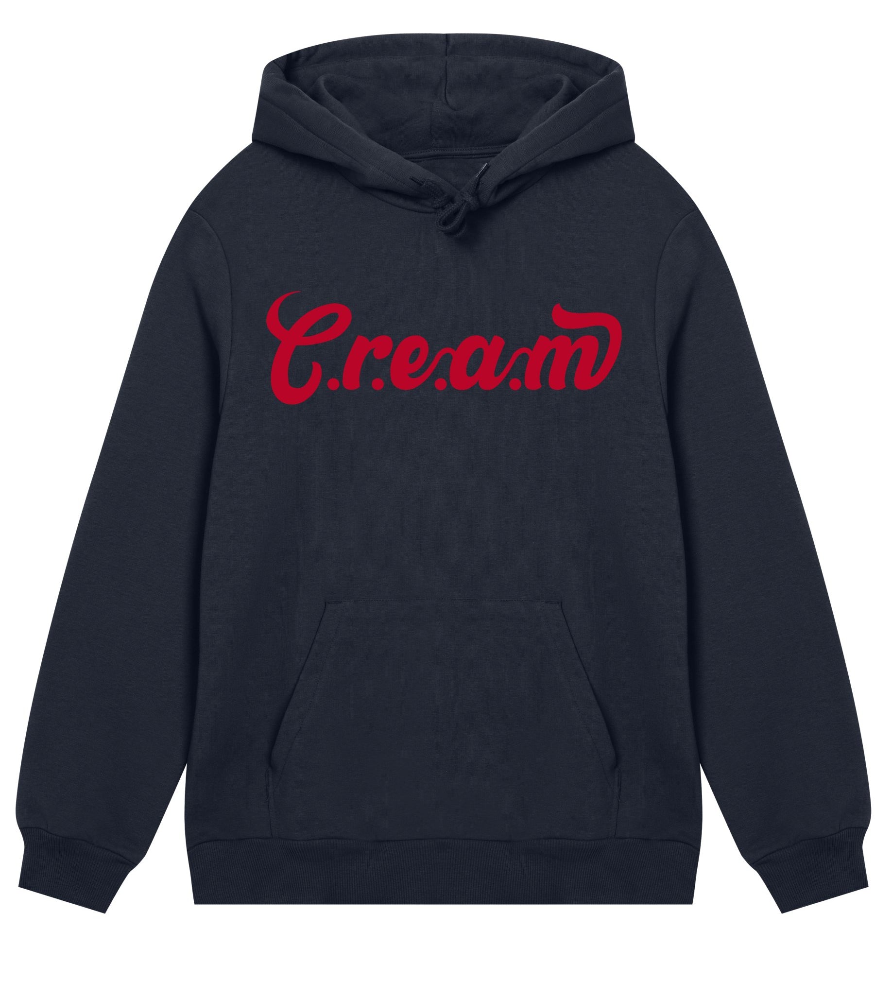 C.r.e.a.m Red Logo Mens Regular Hoodie - Cream.energy