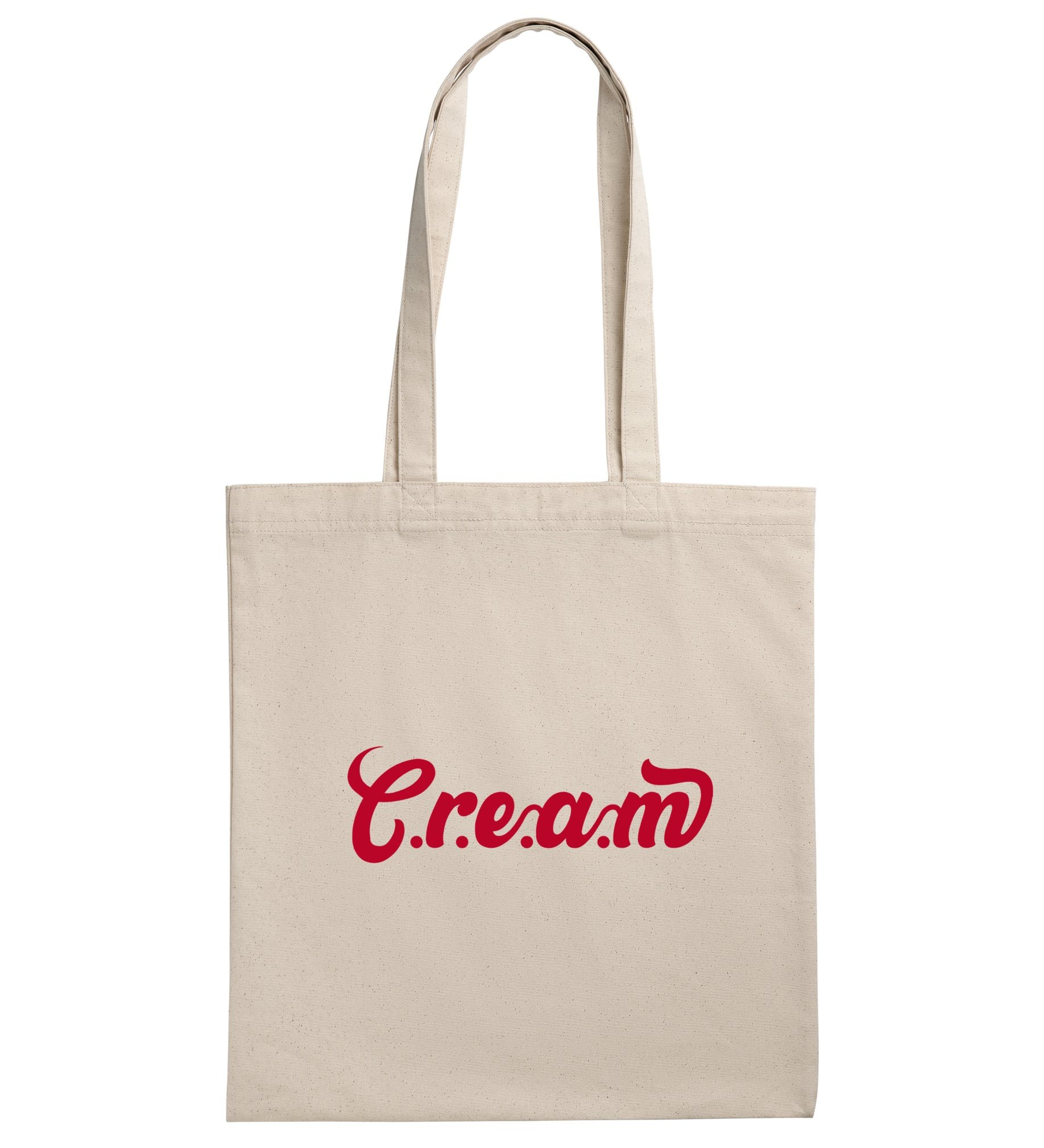 C.r.e.a.m Red Logo Tote - Cream.energy