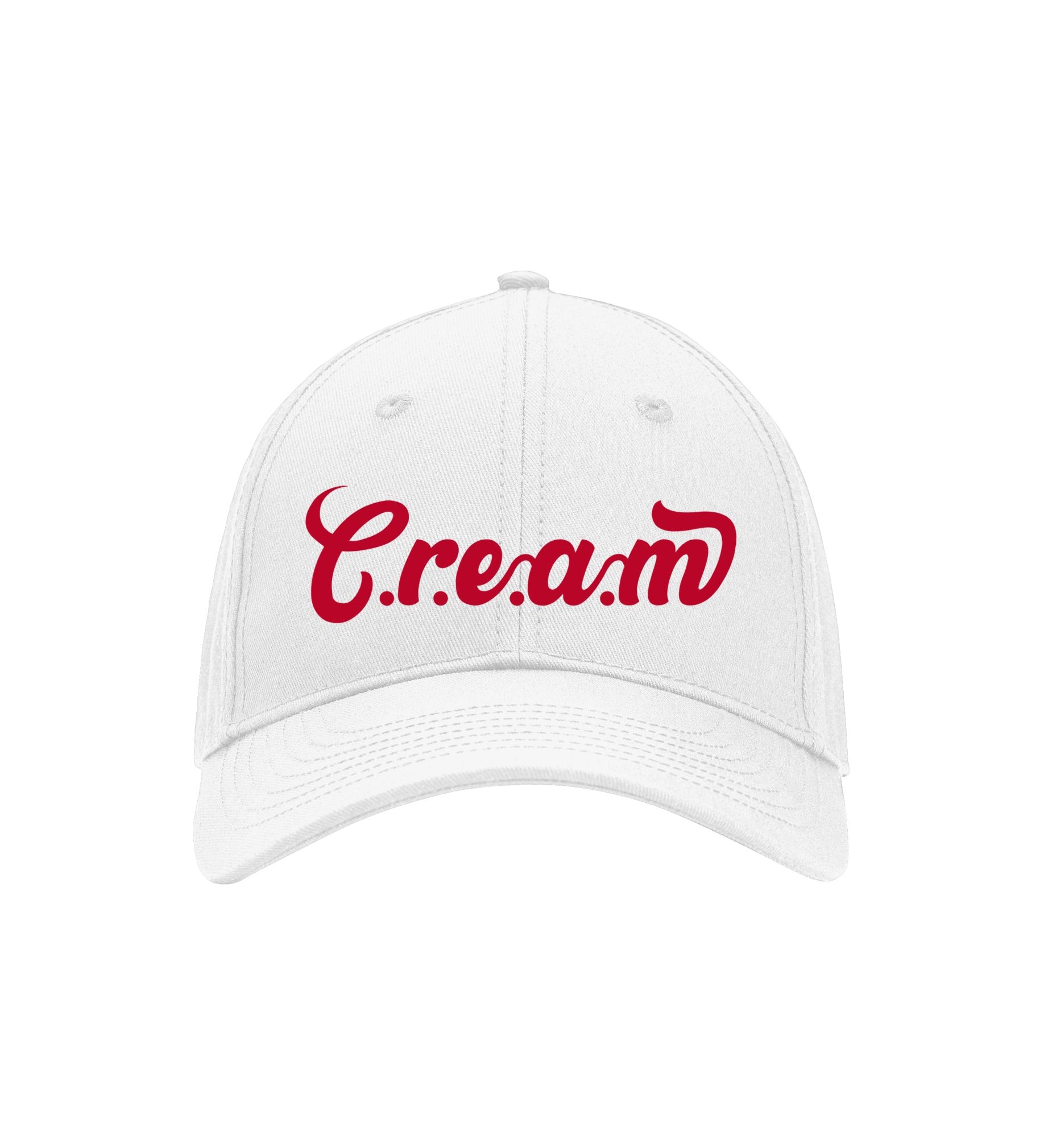 C.r.e.a.m Red Logo Twill Baseball Cap - Cream.energy