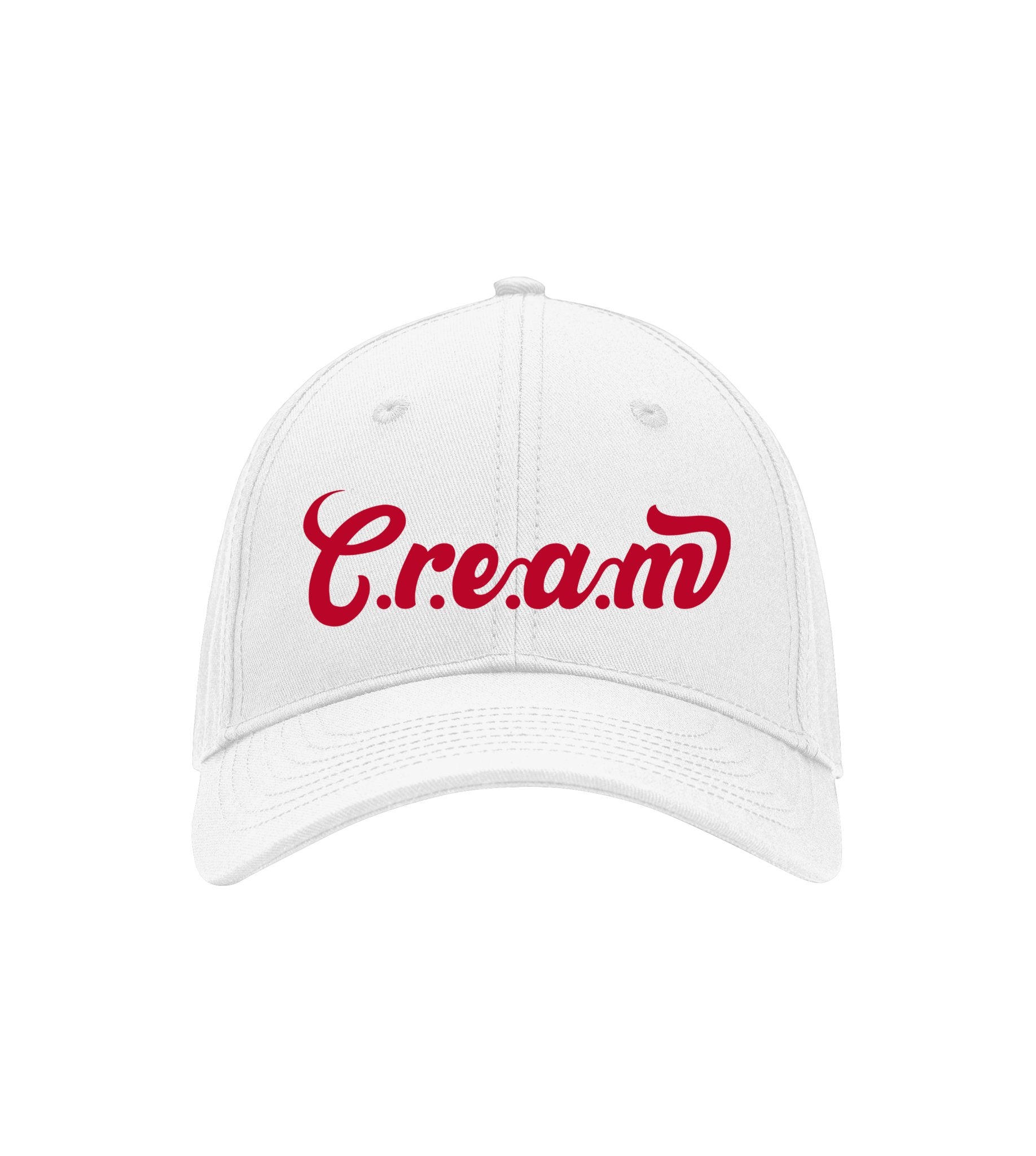 C.r.e.a.m Red Logo Twill Baseball Cap - Cream.energy