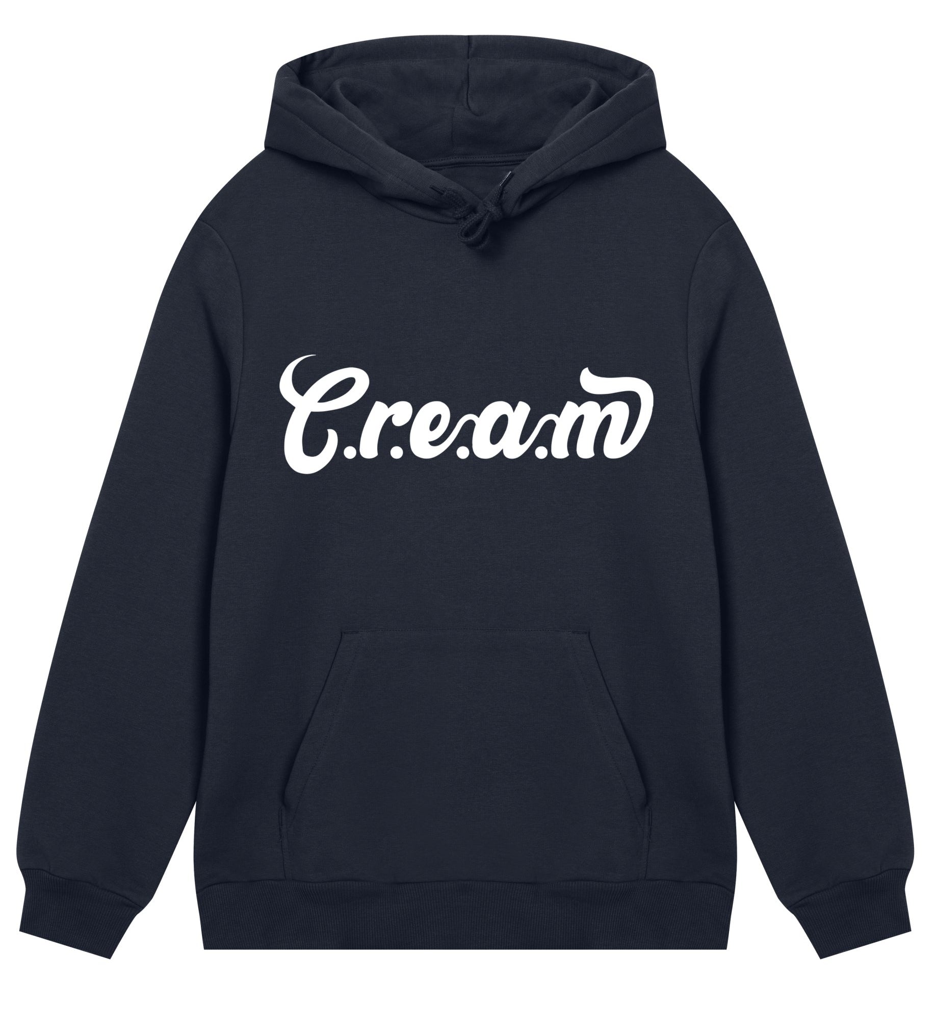 C.r.e.a.m White Logo Mens Regular Hoodie - Cream.energy