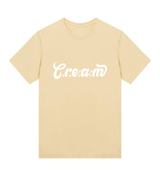 C.r.e.a.m White Logo Womens Regular Tee - Cream.energy