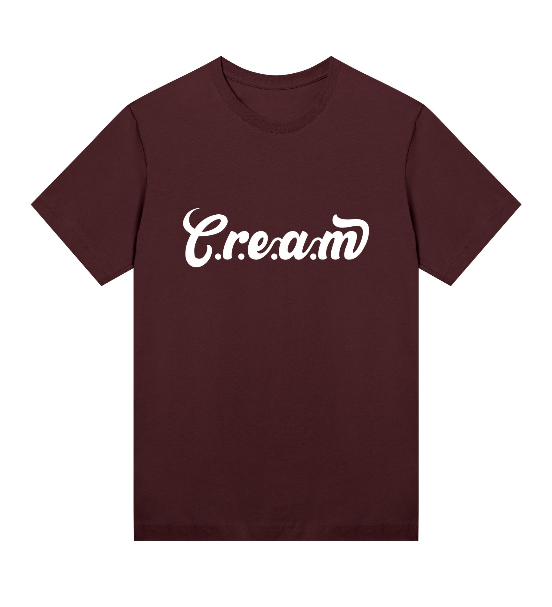 C.r.e.a.m White Logo Womens Regular Tee - Cream.energy