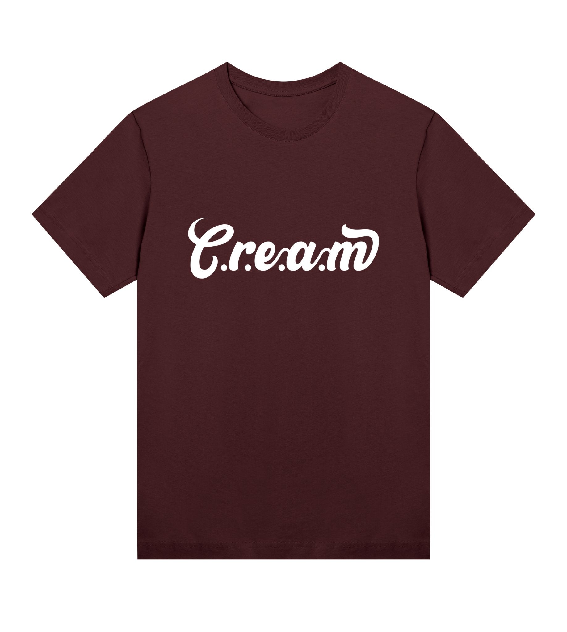 C.r.e.a.m White Logo Womens Regular Tee - Cream.energy