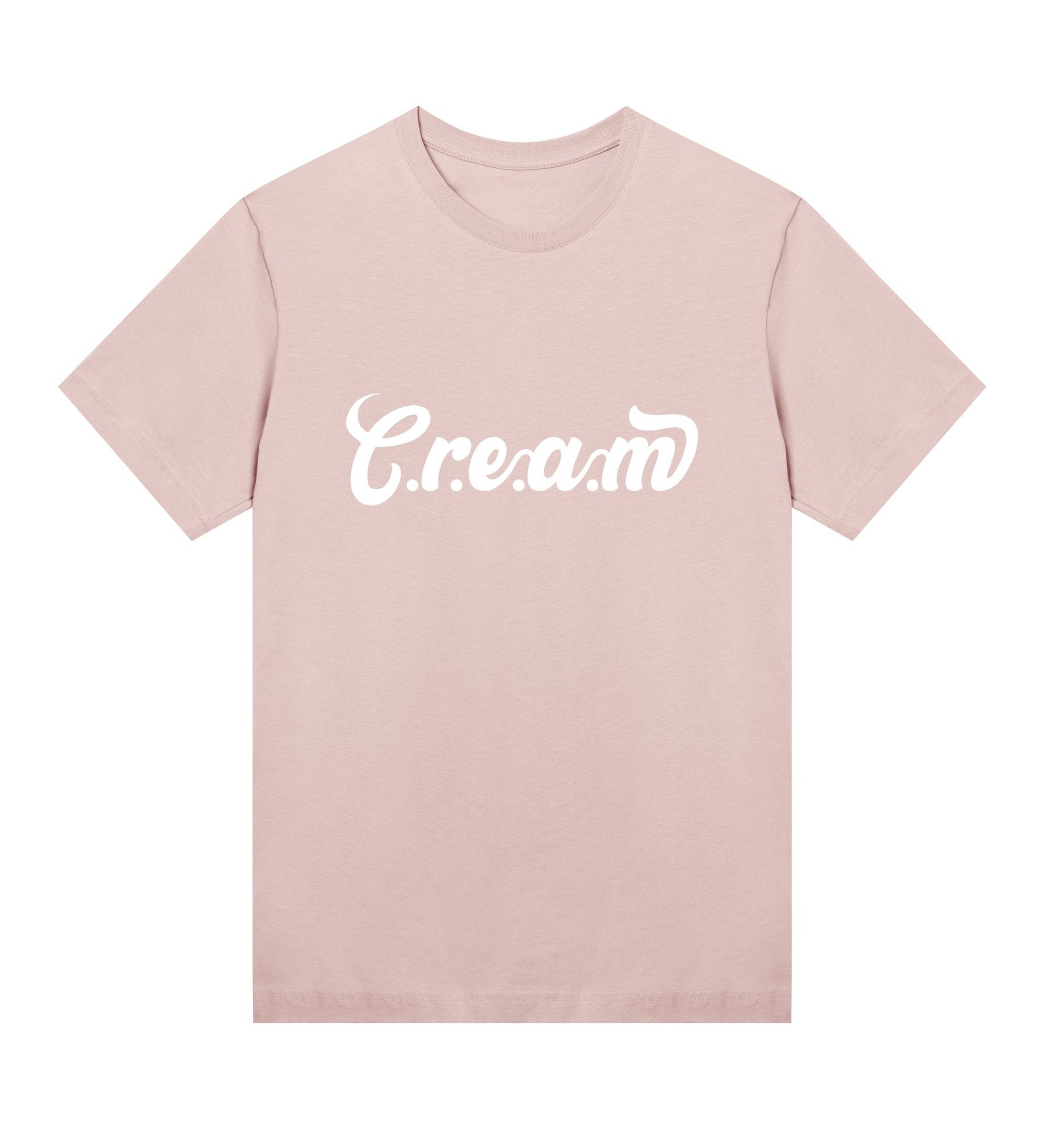 C.r.e.a.m White Logo Womens Regular Tee - Cream.energy