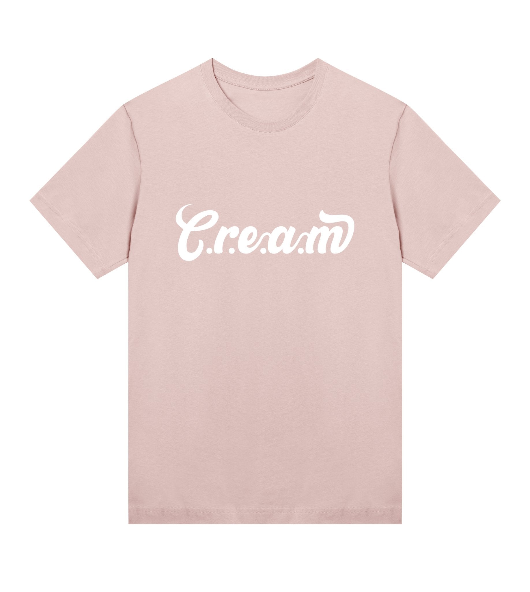 C.r.e.a.m White Logo Womens Regular Tee - Cream.energy