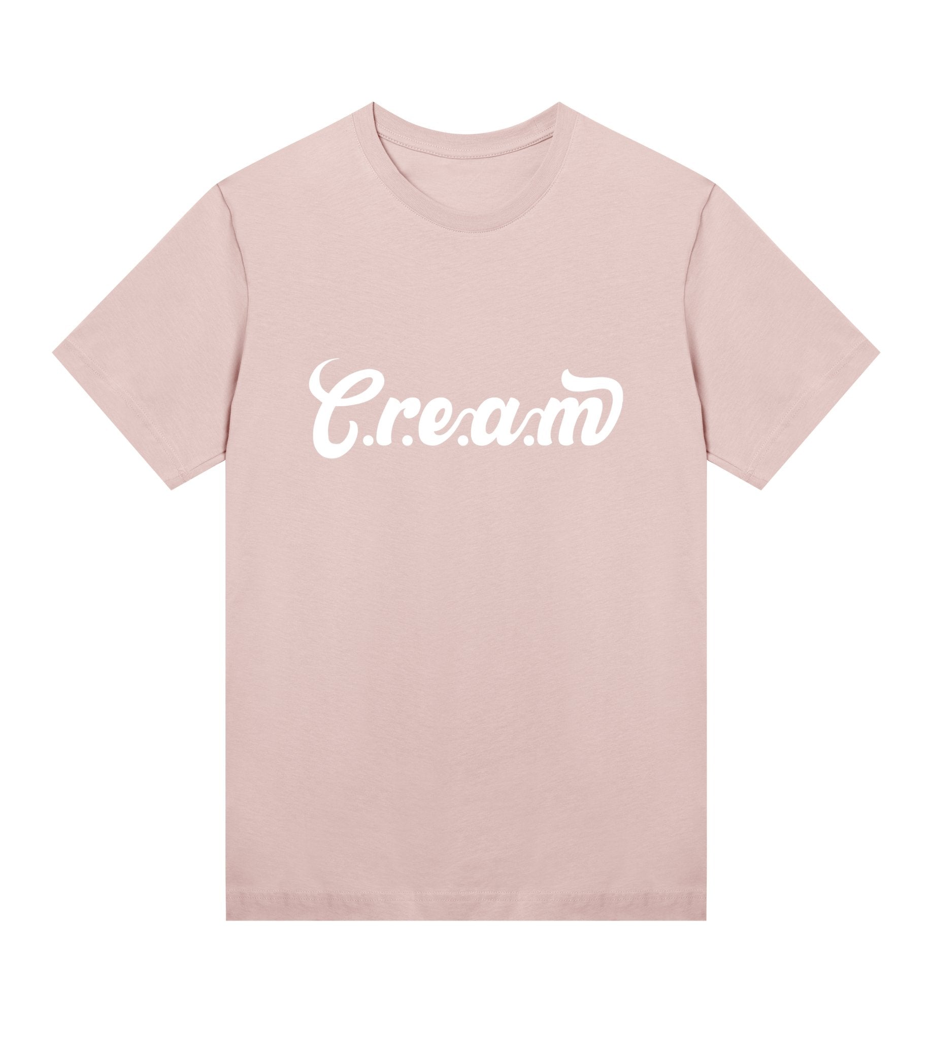 C.r.e.a.m White Logo Womens Regular Tee - Cream.energy