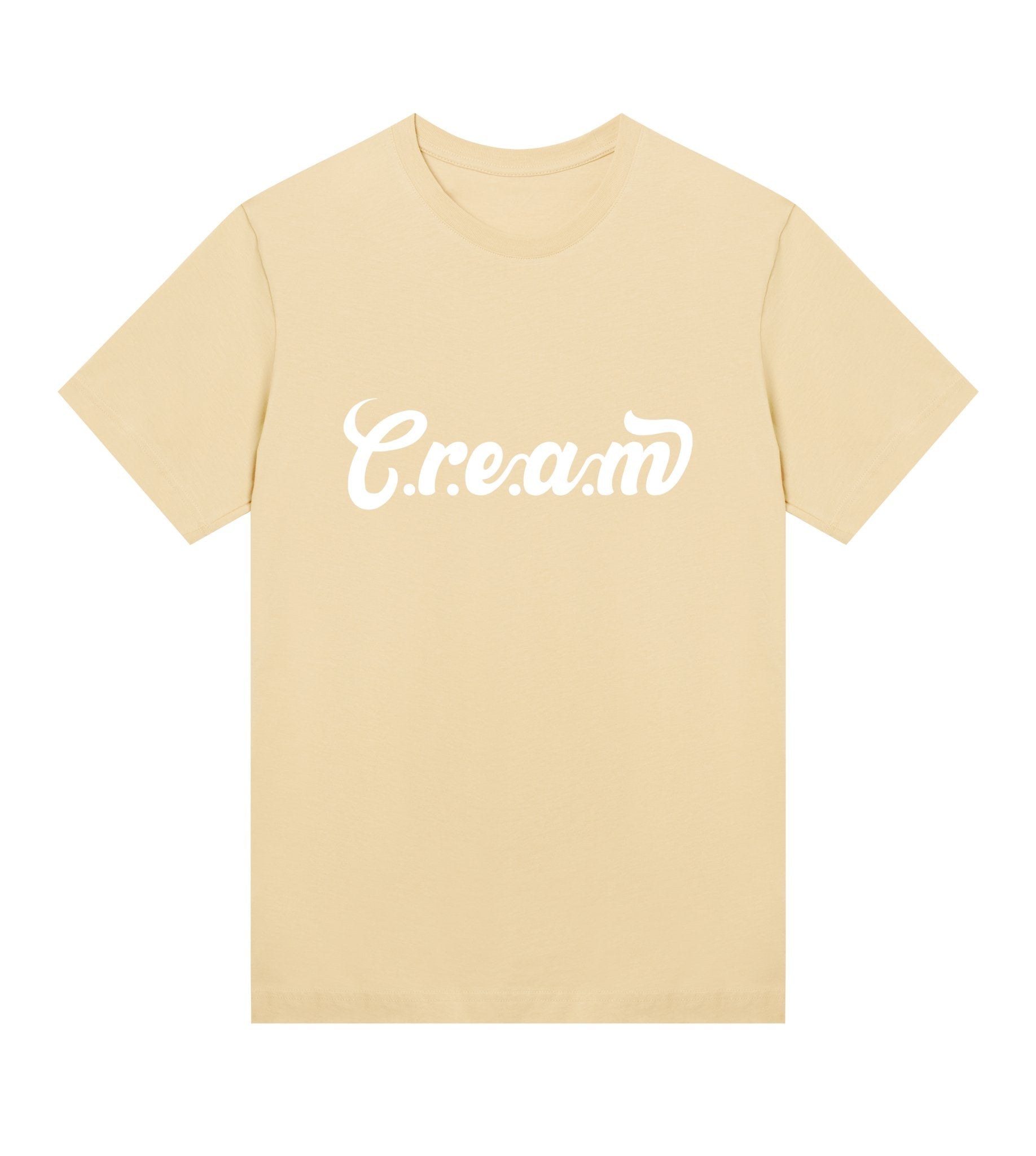 C.r.e.a.m White Logo Womens Regular Tee - Cream.energy