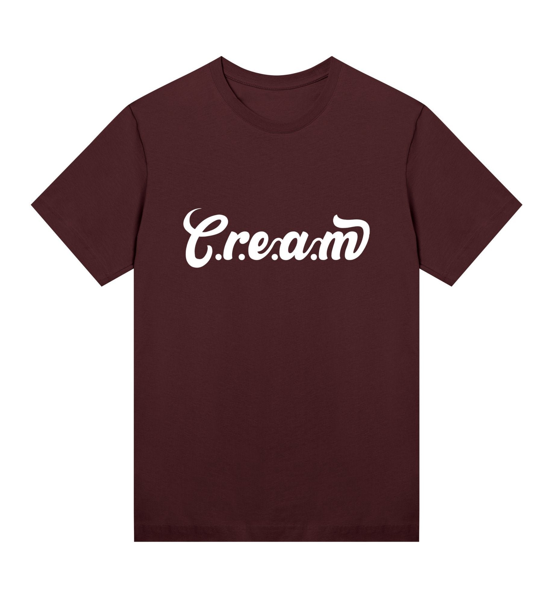 C.r.e.a.m White Logo Womens Regular Tee - Cream.energy